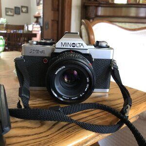 Minolta XG-A Camera with Lens